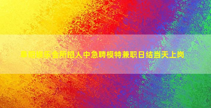 河南酒吧招聘